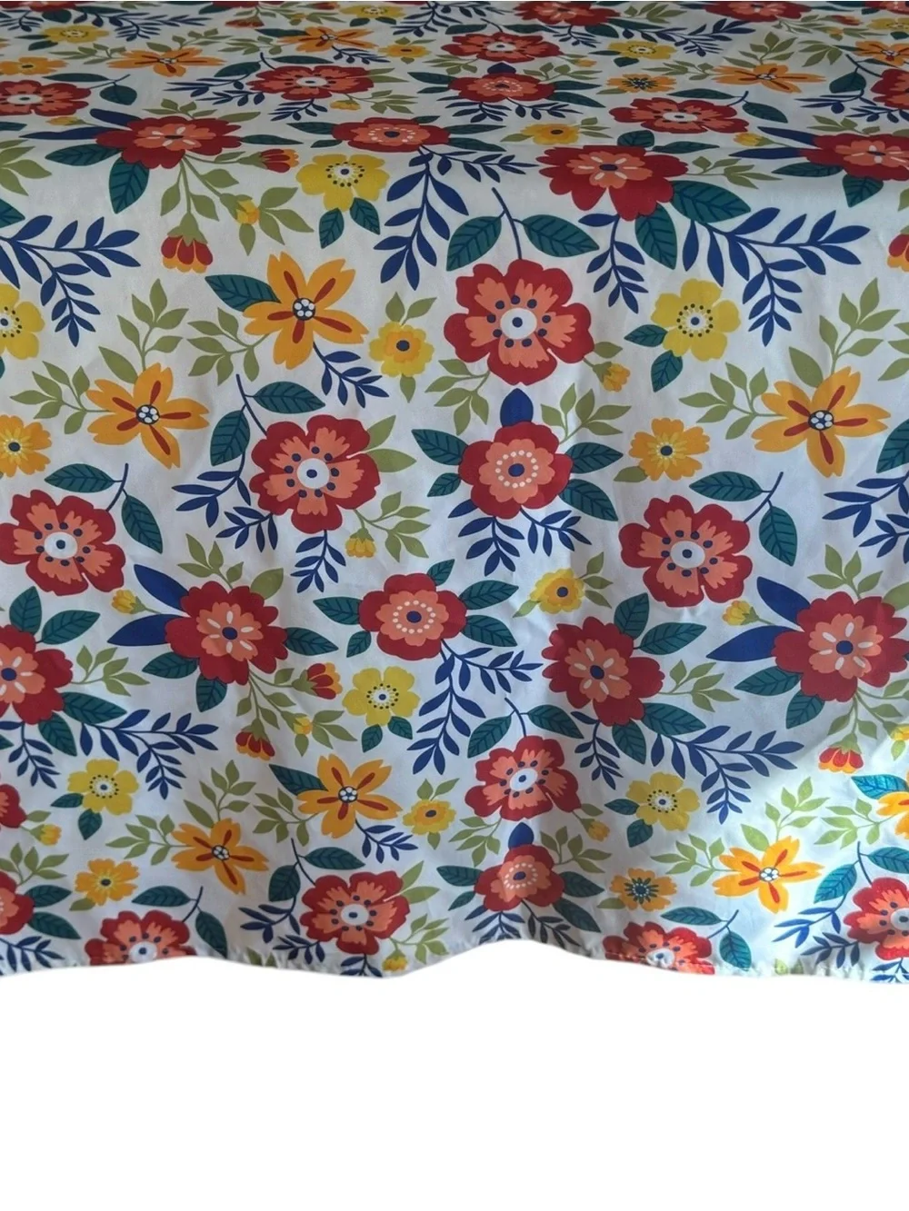 Huntington Home Floral Tablecloth 60x102 Multicolor Spring Cottage Decor